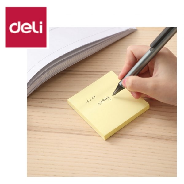 DELI A003 STICKUP NOTES 3x3 YELLOW 100s