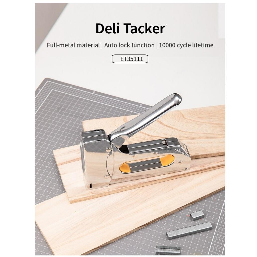 DELI T35111 HD TACKER SET with Staples